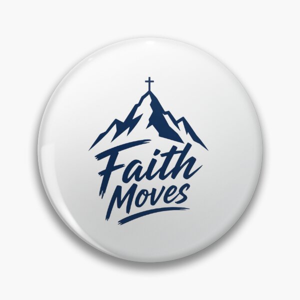 Item preview, Faith Moves Shirt | Minimalist Christian Mountain Tee designed and sold by guchieworldcollection.