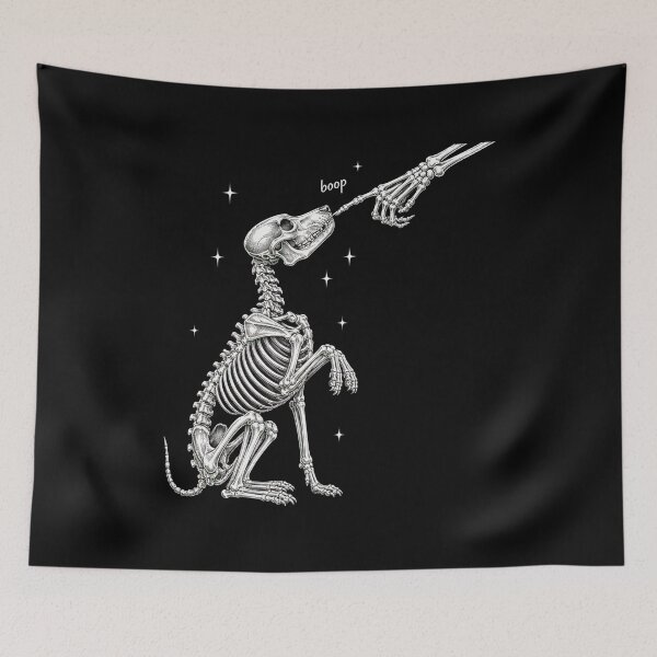 Item preview, funny Spooky Halloween Cat Skeleton Dog Boop  gift designed and sold by Amzkao.