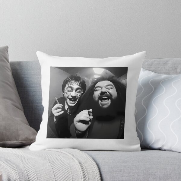 Item preview, Funny Wizard Boy and Giant Friend Black and White Fisheye Selfie Parody designed and sold by Vekonn.