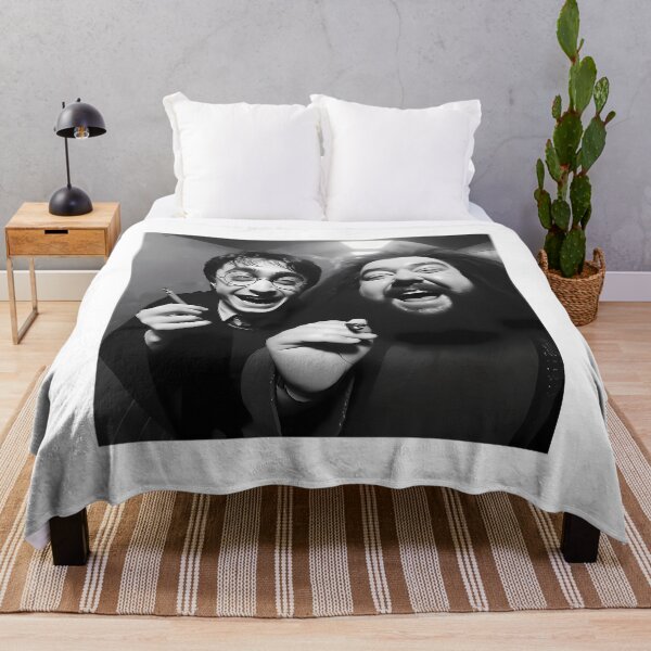 Item preview, Funny Wizard Boy and Giant Friend Black and White Fisheye Selfie Parody designed and sold by Vekonn.
