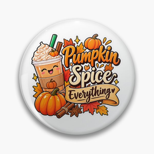 Item preview, Pumpkin Spice Everything Cute Fall Coffee Sticker designed and sold by Genzfirevibes.