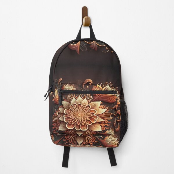 Item preview, Copper Rosette Bouquet on Deep Brown designed and sold by RAGANADesign.