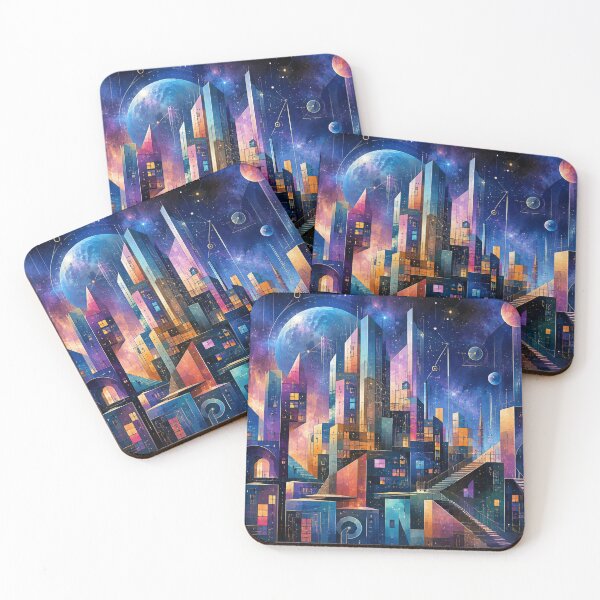 Item preview, Cosmic Geometry Metropolis designed and sold by Sigtrix.