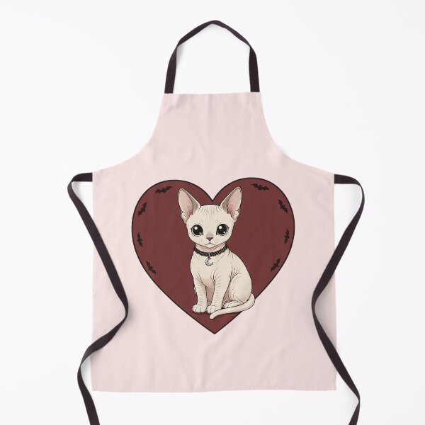 Item preview, Gothic Sphynx Cat in Red Heart designed and sold by SweetLilith.