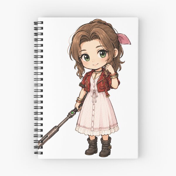 Item preview, Chibi Aerith Gainsborough Final Fantasy 7 | FFVII Fanart designed and sold by bapupa.