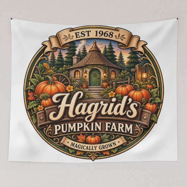 Item preview, Hagrids pumpkin farm designed and sold by Weird & wonderful .