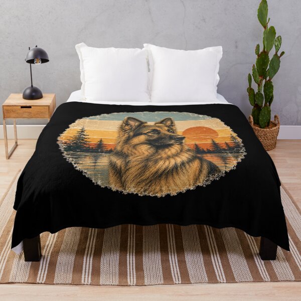 Item preview, Vintage German Shepherd Sunset Retro Adventure designed and sold by Bartas2026.