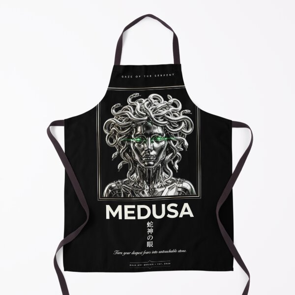 Item preview, Medusa Chrome Statue Emerald Eye Aesthetic Tee designed and sold by RajaArtDesign.