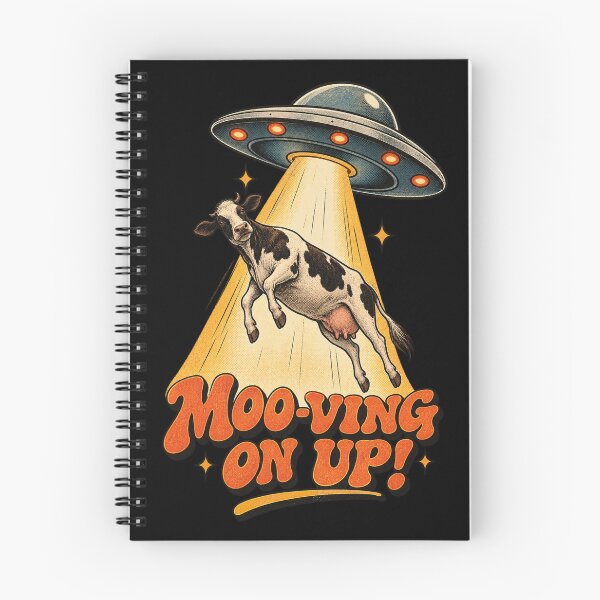 Item preview, Moo-ving on up! Space Cow designed and sold by DeVeauDesign.