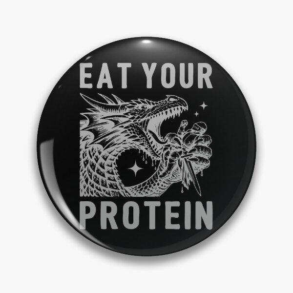 Item preview, Eat Your Protein I - Funny Dragon Gym Bodybuilding designed and sold by Lemon Pepper.