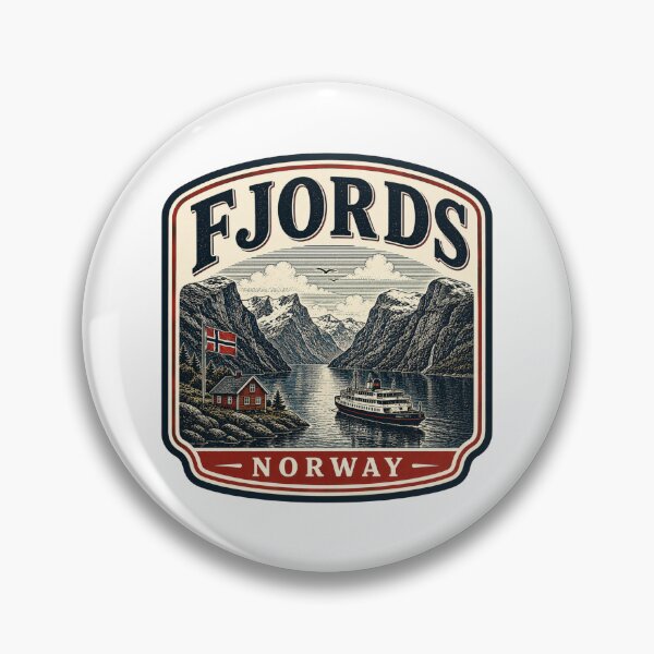 Item preview, Fjords - Norway designed and sold by GoodOldVintage.