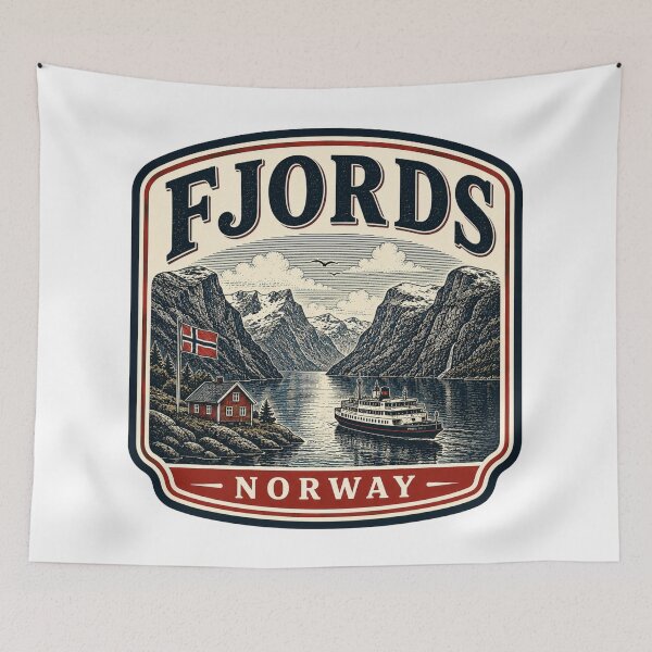 Item preview, Fjords - Norway designed and sold by GoodOldVintage.