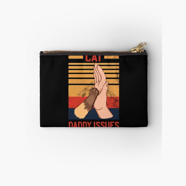 Item preview, Cat Daddy Issues High Five Retro Vintage Sunset designed and sold by OlyvieArt.