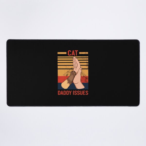 Item preview, Cat Daddy Issues High Five Retro Vintage Sunset designed and sold by OlyvieArt.