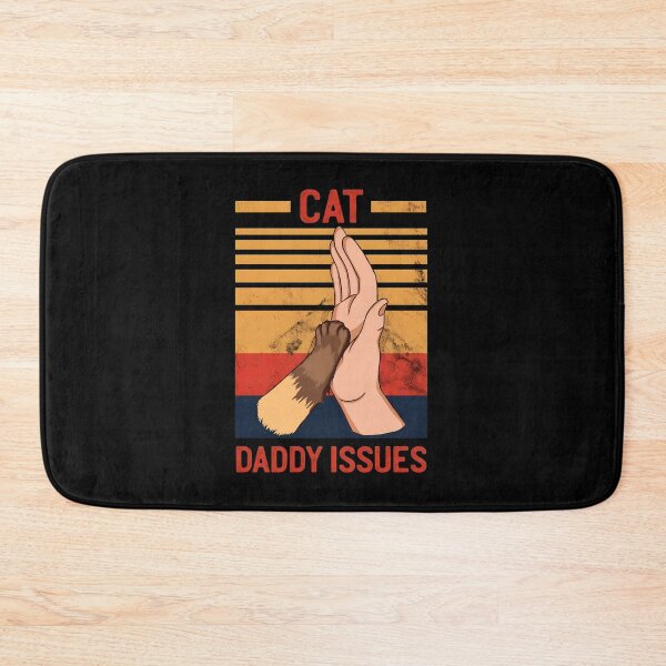 Item preview, Cat Daddy Issues High Five Retro Vintage Sunset designed and sold by OlyvieArt.