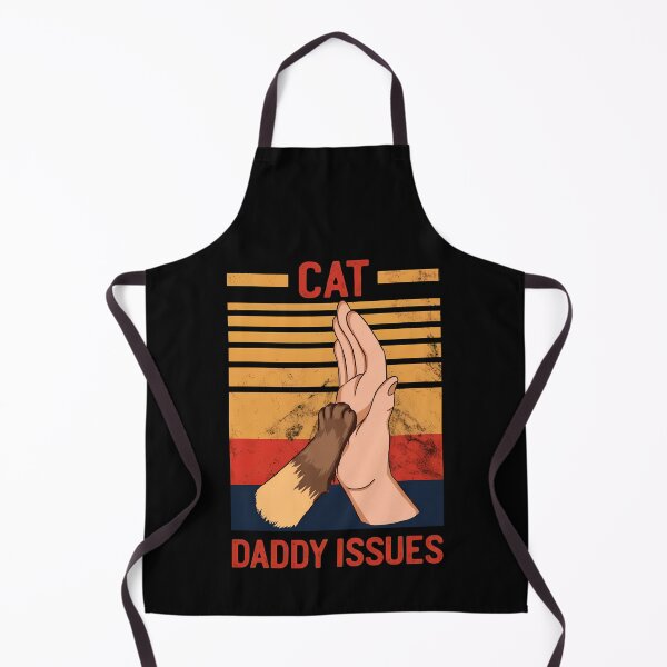 Item preview, Cat Daddy Issues High Five Retro Vintage Sunset designed and sold by OlyvieArt.