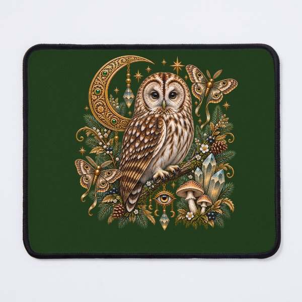 Item preview, Mystical Owl – Enchanted Moon & Celestial Forest designed and sold by GGAUL.