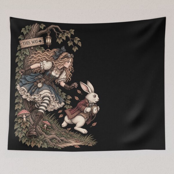 Item preview, Steampunk Alice in Wonderland designed and sold by DeVeauDesign.