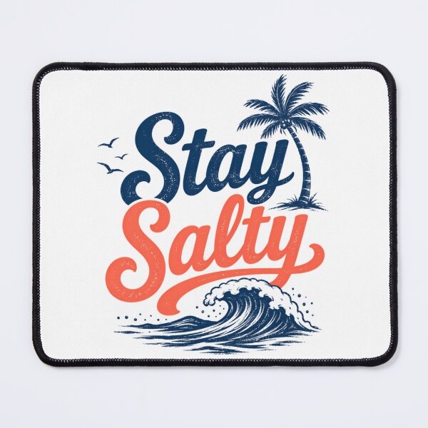 Item preview, Stay Salty Retro Beach Summer Ocean Waves designed and sold by rin-aRitzxbc.