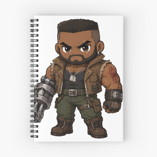 Item preview, Chibi Barret Wallace Final Fantasy 7 | FFVII Fanart designed and sold by bapupa.