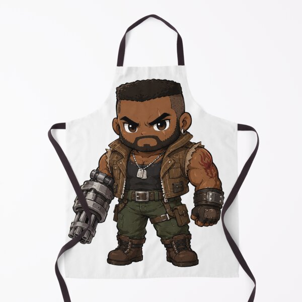 Item preview, Chibi Barret Wallace Final Fantasy 7 | FFVII Fanart designed and sold by bapupa.