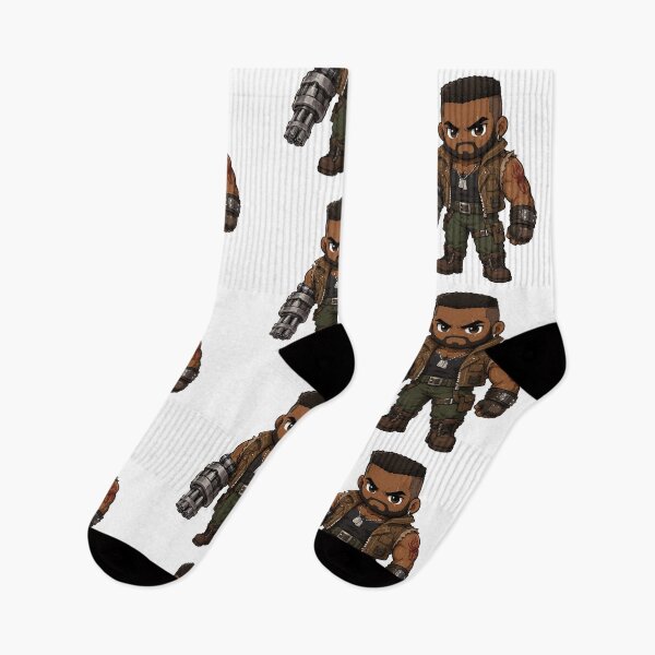 Item preview, Chibi Barret Wallace Final Fantasy 7 | FFVII Fanart designed and sold by bapupa.