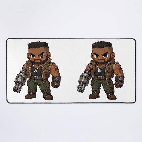 Item preview, Chibi Barret Wallace Final Fantasy 7 | FFVII Fanart designed and sold by bapupa.