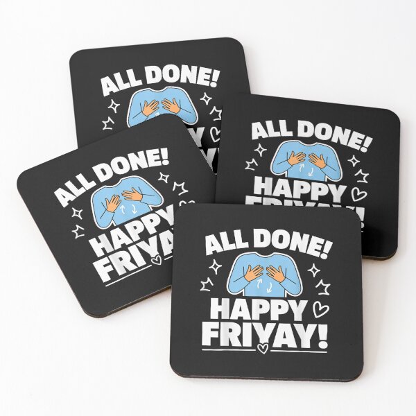 Item preview, All Done Happy Friyay Special Education Matching Staff designed and sold by ciaro-media.
