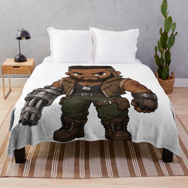 Item preview, Chibi Barret Wallace Final Fantasy 7 | FFVII Fanart designed and sold by bapupa.