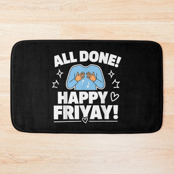 Item preview, All Done Happy Friyay Special Education Matching Staff designed and sold by ciaro-media.