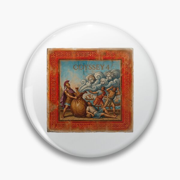 Item preview, Odyssey 4 Aeolus Wind Bag Ancient Greek Fresco Art designed and sold by ocelynneeay.