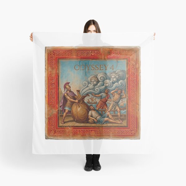 Item preview, Odyssey 4 Aeolus Wind Bag Ancient Greek Fresco Art designed and sold by ocelynneeay.