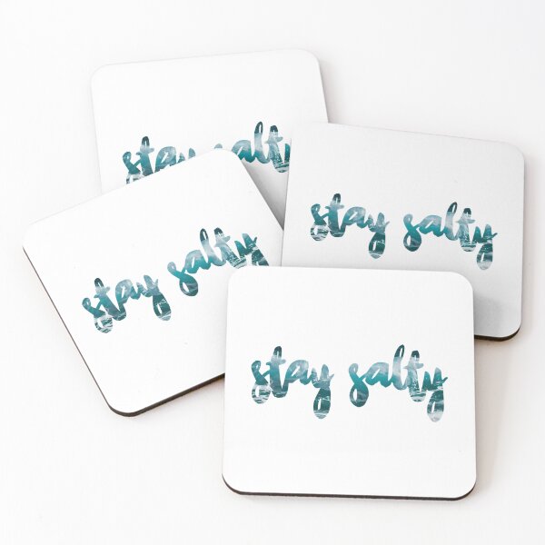 Item preview, Stay Salty Waves Script (Ocean Print) designed and sold by rin-aRitzxbc.