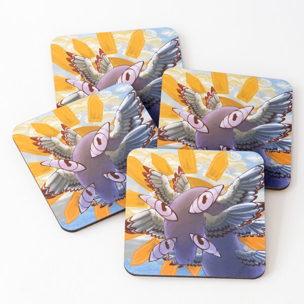 Item preview, Surreal Purple Creature with Multiple Eyes and Wings designed and sold by J-Mindful.
