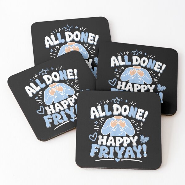 Item preview, All Done Happy Friyay Special Education Matching Staff designed and sold by ciaro-media.