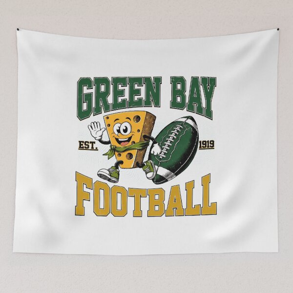 Item preview, Green Bay Cheesehead Football Character designed and sold by JenniferM94581.