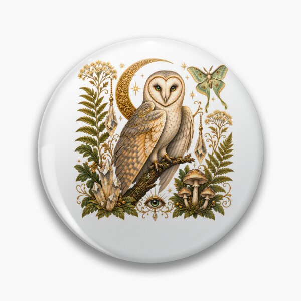 Item preview, Mystical Owl – Enchanted Moon & Celestial Forest designed and sold by GGAUL.