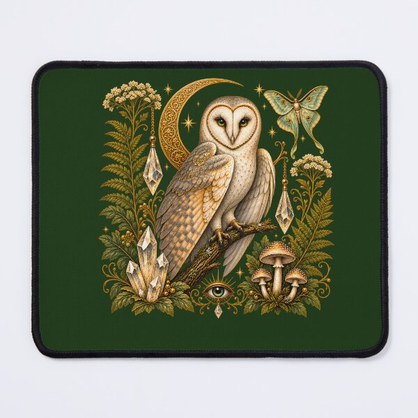 Item preview, Mystical Owl – Enchanted Moon & Celestial Forest designed and sold by GGAUL.