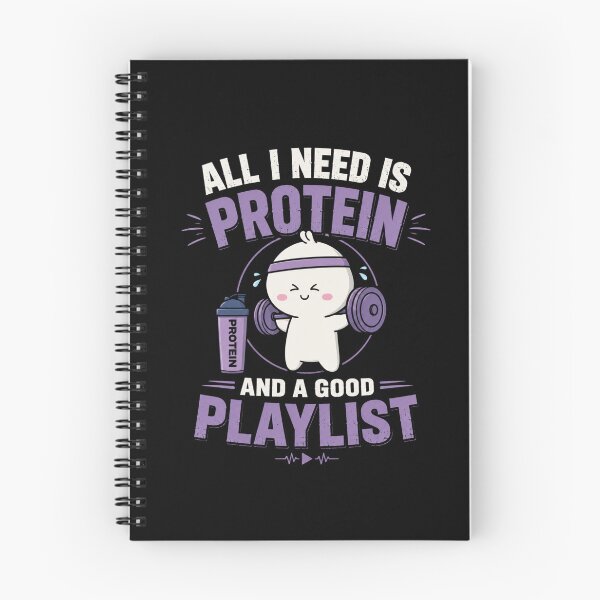 Item preview, All i need is protein, and a good playlist designed and sold by Konvero.