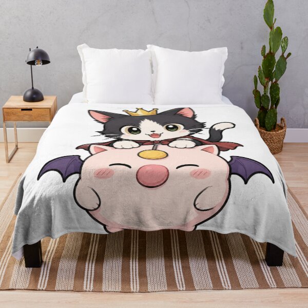 Item preview, Chibi Cait Sith and Moogle Final Fantasy 7 | FFVII Fanart designed and sold by bapupa.