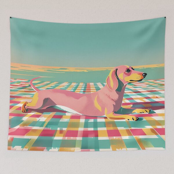 Item preview, The Longest Wiener Dog designed and sold by ONYX Pixee.
