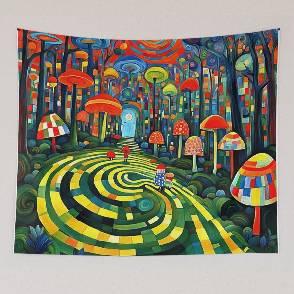 Item preview, In the Mushroom Forest designed and sold by George Hutton Hunter.