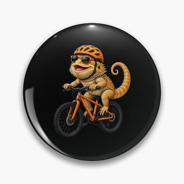 Item preview, Bearded Dragon On A Bicycle designed and sold by Animavera.