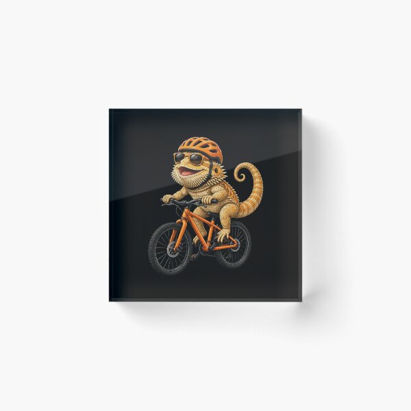 Item preview, Bearded Dragon On A Bicycle designed and sold by Animavera.