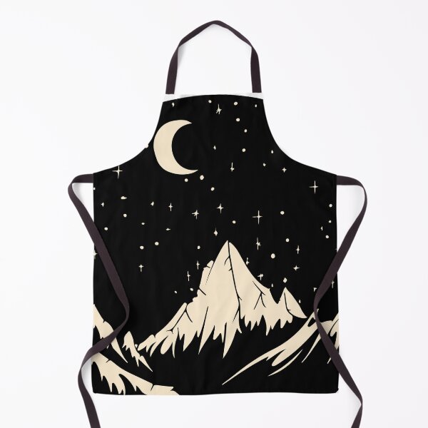 Item preview, Minimalist Starry Night Mountain Peak Circle designed and sold by Vision Crafted.