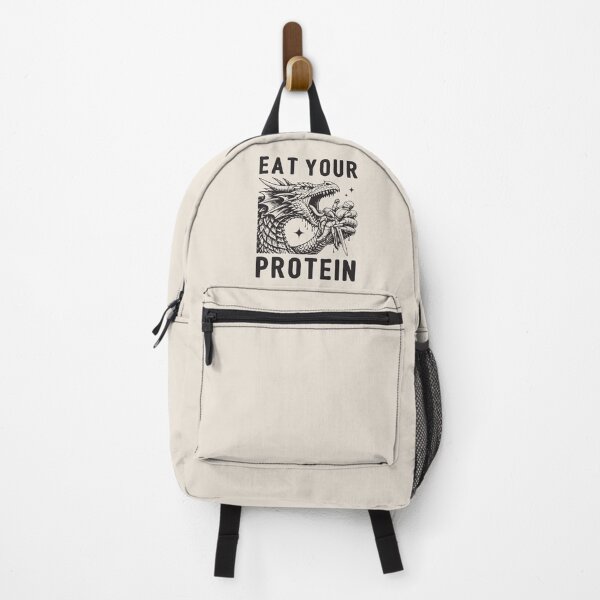 Item preview, Eat Your Protein II - Funny Dragon Gym Bodybuilding designed and sold by Lemon Pepper.
