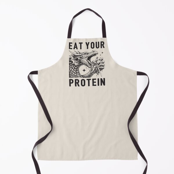 Item preview, Eat Your Protein II - Funny Dragon Gym Bodybuilding designed and sold by Lemon Pepper.