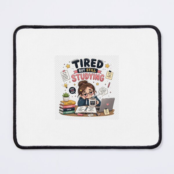 Item preview, Tired But Still Studying Funny Student Life designed and sold by TibbuTees.