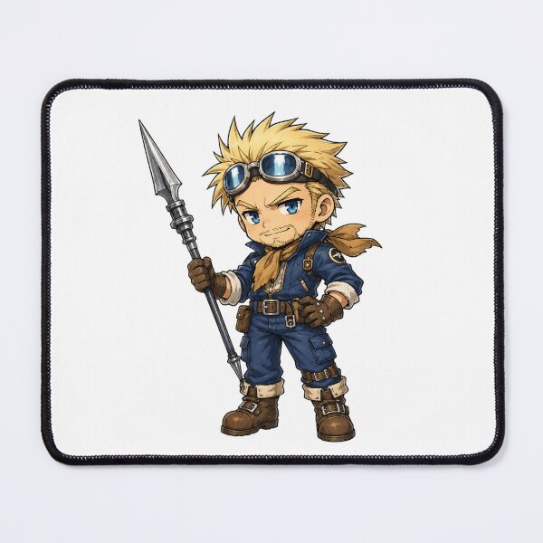 Item preview, Chibi Cid Highwind Final Fantasy 7 | FFVII Fanart designed and sold by bapupa.