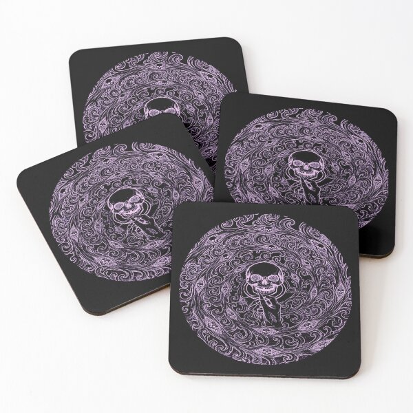 Item preview, Skull Mandala / The Dead Keep Secrets designed and sold by weirdove.